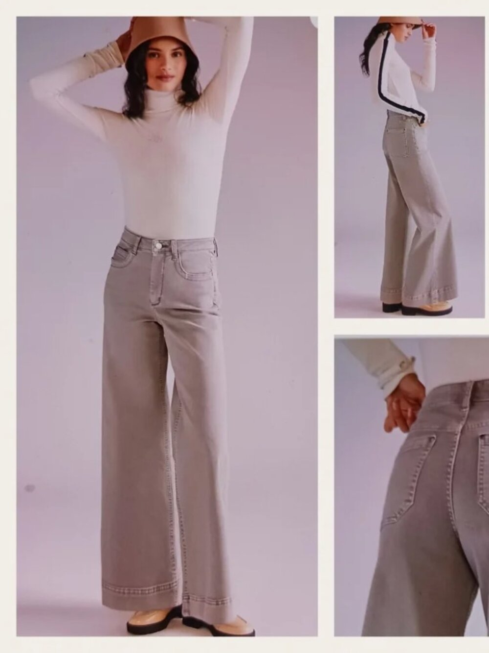 Anthropologie Maeve Jada Wide Leg Jeans Size 25